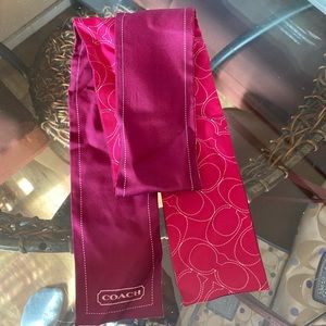 Coach bag scarf